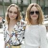 Lily-Rose Depp et sa mère Vanessa Paradis - Les célébrités au photocall du défilé "Chanel Cruise Collection 2020" au Grand Palais. Paris, le 3 mai 2019. © Olivier Borde/Bestimage