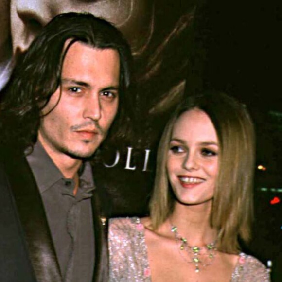 Johnny Depp et Vanessa Paradis à Los Angeles en 1999.