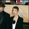 Johnny Depp et Vanessa Paradis aux Screen Actors Guild Awards à Los Angeles en 2005.