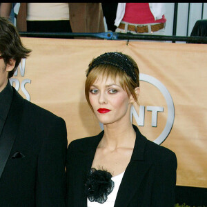 Johnny Depp et Vanessa Paradis aux Screen Actors Guild Awards à Los Angeles en 2005.