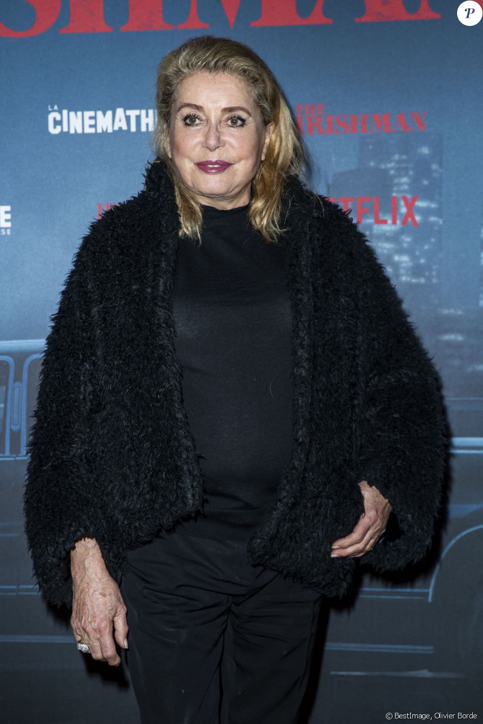 Catherine Deneuve Avantpremière du film The Irishman à la Cinémathèque à Paris le 17 octobre Catherine Deneuve Avantpremière du film The Irishman à la Cinémathèque à Paris le 17 octobre