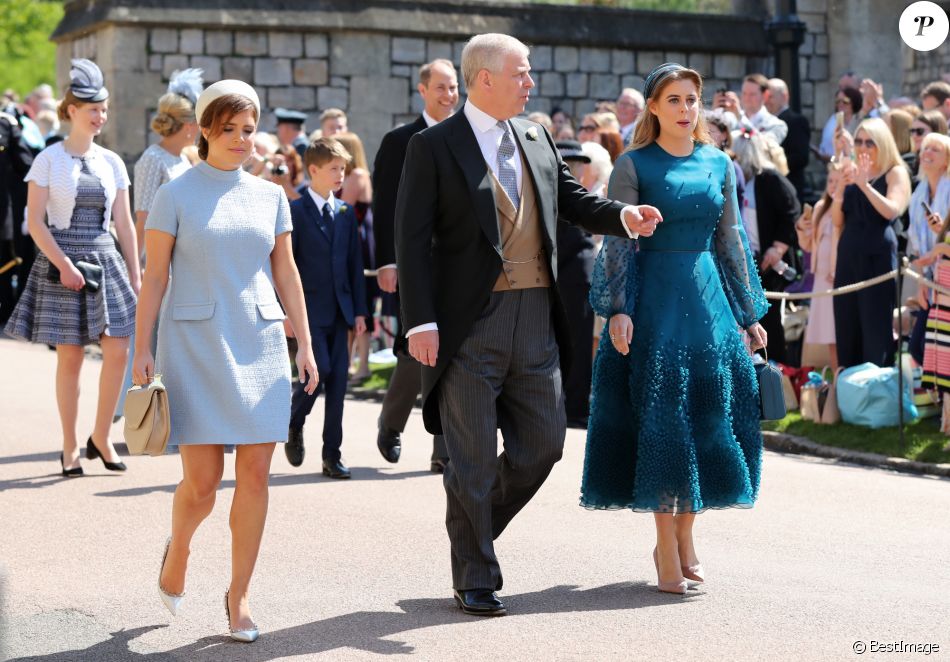 La princesse  Eugenie d York Le prince  Andrew duc d York 