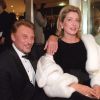 Johnny Hallyday et Catherine Deneuve lors de la soirée Children of Africa à Paris le 21 octobre 1999.