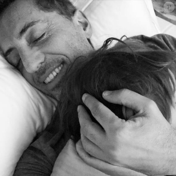Gad Elmaleh et son fils Raphaël sur Instagram, le 15 juillet 2020.