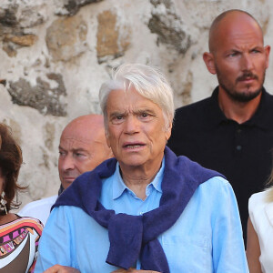 Bernard Tapie et sa femme Dominique à Saint-Tropez. Le 15 juillet 2020.