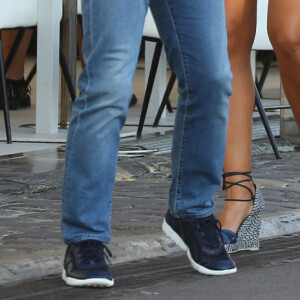 Bernard Tapie et sa femme Dominique à Saint-Tropez. Le 15 juillet 2020.
