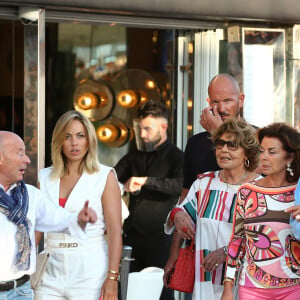 Bernard Tapie et sa femme Dominique à Saint-Tropez. Le 15 juillet 2020.