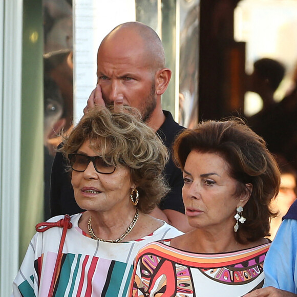 Bernard Tapie et sa femme Dominique à Saint-Tropez. Le 15 juillet 2020.