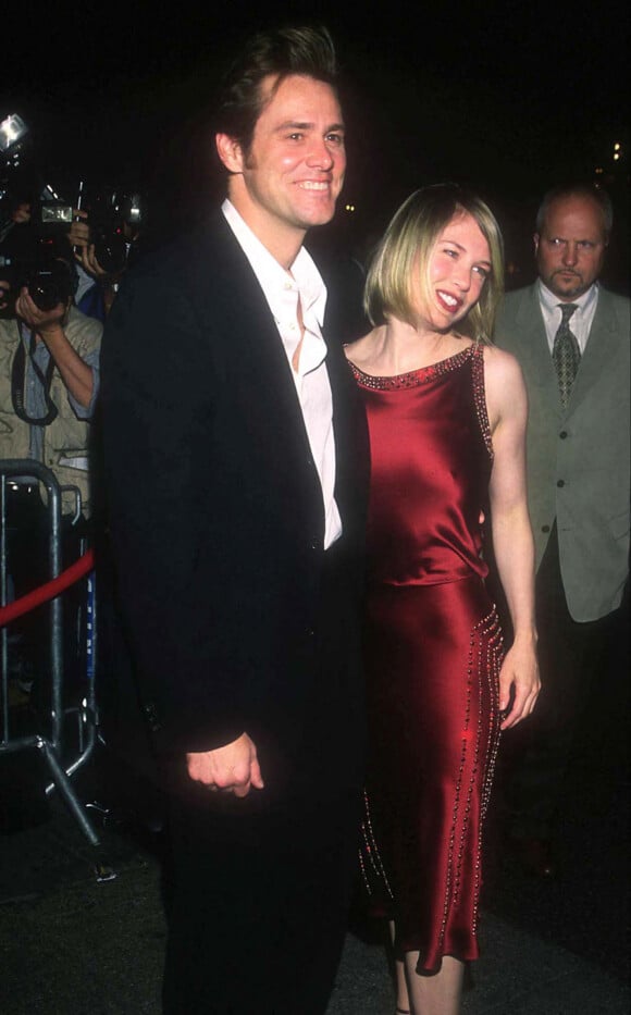 Jim Carrey et Renée Zellweger - Première du film "Nurse Betty". Le 8 septembre 2000.