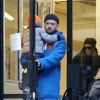 Exclusif - Justin Timberlake et sa femme Jessica Biel sont allés se balader avec leur fils Silas dans les rues de New York. Le 21 janvier 2020.
