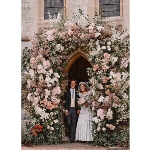 Mariage de la princesse Beatrice et Edoardo Mapelli Mozzi à Windsor, le 17 juillet 2020.