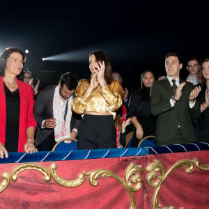 Exclusif - La princesse Stéphanie de Monaco, Pauline Ducruet, Marie et Louis Ducruet et Camille Gottlieb - Dernière représentation suivie de la remise des prix de la 9ème édition de la "New Generation" à Monaco le 2 février 2020. © Olivier HuitelPRM/Bestimage