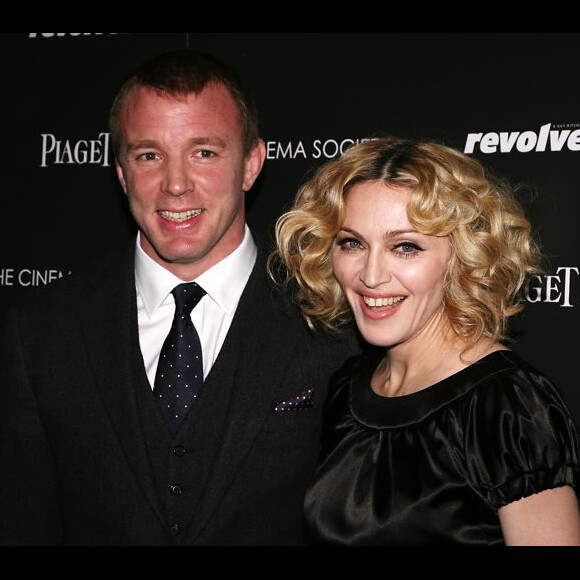 Madonna et Guy Ritchie à New York, le 2 décembre 2007.
