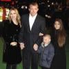 Madonna, Guy Ritchie et leurs deux enfants Lourdes et Rocco à Londres, le 25 janvier 2007.