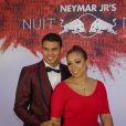 Thiago Silva et sa femme Isabele da Silva lors de la soirée d'anniversaire "Neymar JR'S: Nuit Rouge" des 27 ans de Neymar Jr. au Pavillon Gabriel à Paris, France, le 4 février 2019. © Sarah Bastin/Red Bull Content Pool/Bestimage