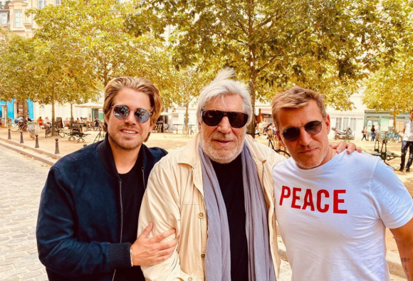 Benjamin Castaldi et son demi-frère Giovanni passent la journée avec leur père Jean-Pierre Castaldi - Instagram, 26 juillet 2020