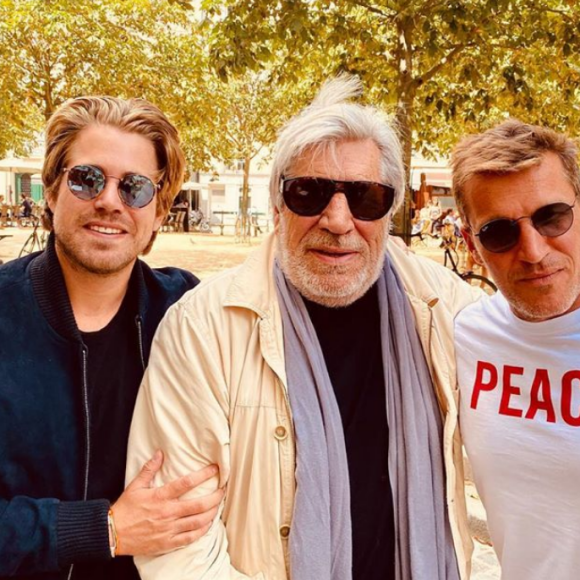 Benjamin Castaldi et son demi-frère Giovanni passent la journée avec leur père Jean-Pierre Castaldi - Instagram, 26 juillet 2020