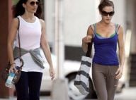 Sex and The City 2 : Sarah Jessica Parker et Kristin Davis, à fond la forme... pour rentrer dans leurs belles tenues !
