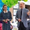 Catherine Kate Middleton, duchesse de Cambridge, le prince William, duc de Cambridge lors d'une visite à l'hôpital Queen Elizabeth Hospital à King's Lynn le 5 juillet 2020.