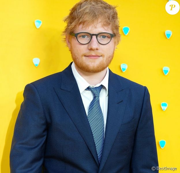 Ed Sheeran lors du photocall de la première du film "Yesterday" au cinéma Odeon Leicester Square à Londres, Royaume Uni, le 18 juin 2019.