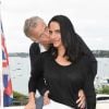Franck Dubosc et sa femme Danièle Dubosc lors de l'inauguration de l'hôtel Barrière Le Grand Hôtel Dinard, après cinq mois de rénovation, à Dinard, France, le 15 juin 2019. L'établissement, propriété du groupe Barrière, a rouvert ses portes le 12 avril. Rénovation des cuisines, décoration, mobilier et espace bien-être repensés. L'hôtel 5 étoiles, construit en 1858, passe de 89 à 86 chambres pour créer une suite supplémentaire et deux suites juniors avec portes communicantes. Toutes ont été refaites du sol au plafond. © Coadic Guirec/Bestimage