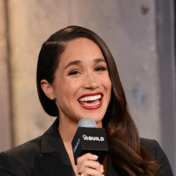 Meghan Markle en mars 2016, en promo pour la série Suits chez AOL à New York.