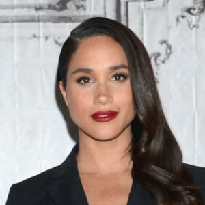 Meghan Markle en mars 2016, en promo pour la série Suits chez AOL à New York.