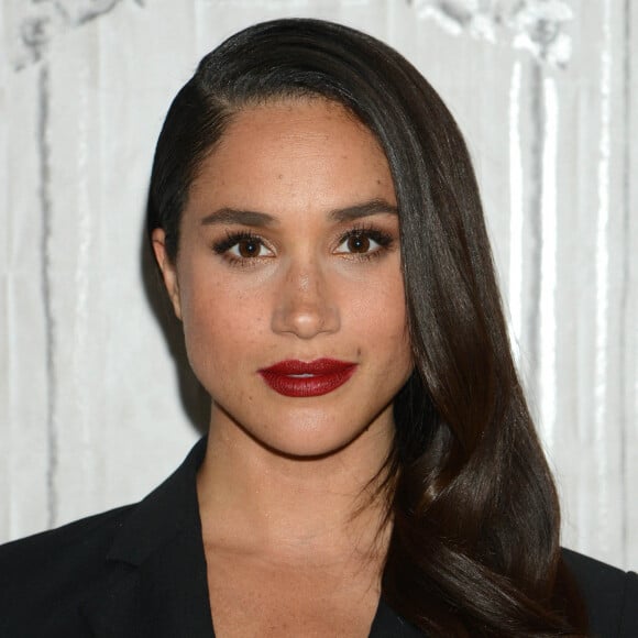 Meghan Markle en mars 2016, en promo pour la série Suits chez AOL à New York.