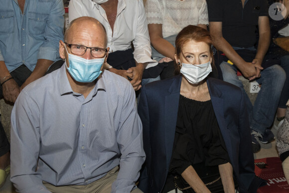 Spectacle "Inconnu À Cette Adresse" de K.Taylor, mise en scène par D.de Malherbe M.Boujenah et C.Berling reprennent ce spectacle de lecture théâtralisée des dix-neuf lettres du chef d'oeuvre de Kressmann Taylor. © Cyril Bruneau / Festival de Ramatuelle / Bestimage