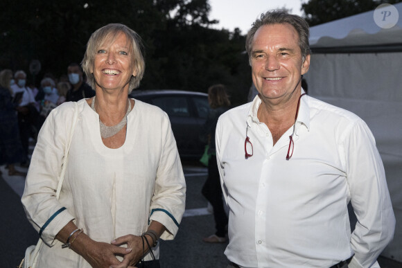 Spectacle "Inconnu À Cette Adresse" de K.Taylor, mise en scène par D.de Malherbe M.Boujenah et C.Berling reprennent ce spectacle de lecture théâtralisée des dix-neuf lettres du chef d'oeuvre de Kressmann Taylor. © Cyril Bruneau / Festival de Ramatuelle / Bestimage