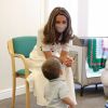 Kate Middleton, duchesse de Cambridge, visite le site de la fondation Baby Basics UK & Sheffield à Sheffield. Le 4 août 2020.