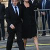 Nicolas Sarkozy et Carla Bruni aux funérailles de Jacques Chirac, le 30 sept 2019. 