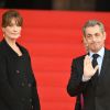 Nicolas Sarkozy et Carla Bruni aux funérailles de Jacques Chirac, le 30 sept 2019.