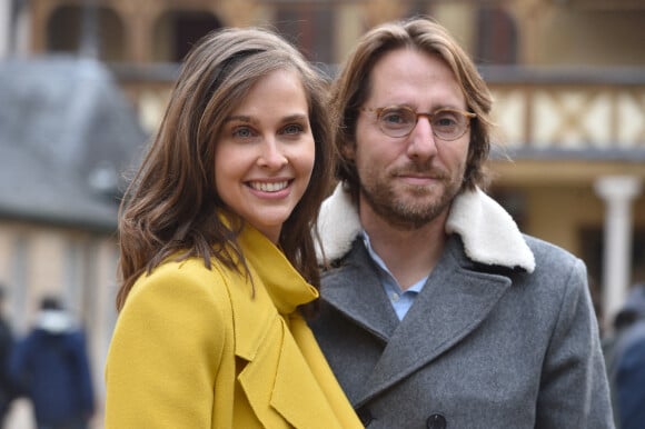 Ophélie Meunier et son mari Mathieu Vergne - 159ème vente aux enchères des vins des Hospices de Beaune le 17 novembre 2019. © Giancarlo Gorassini/Bestimage