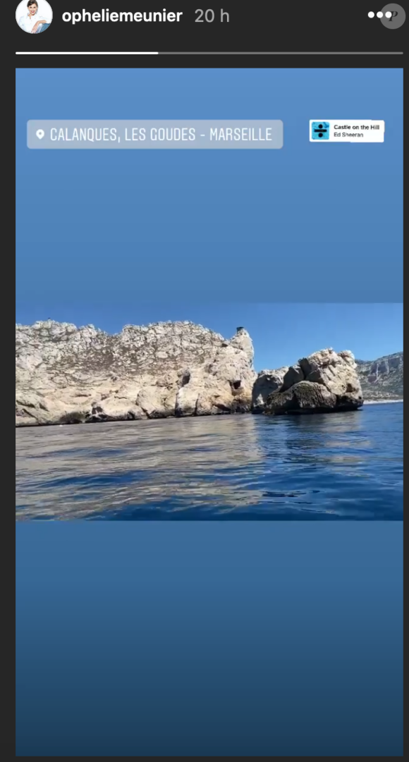 Ophélie Meunier en vacances à Marseille - Instagram, 7 août 2020