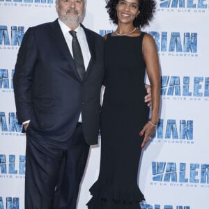 Luc Besson avec sa femme Virginie Besson-Silla - Avant-première du film "Valérian et la Cité des mille planètes" de L. Besson à la Cité du Cinéma à Saint-Denis, le 25 juillet 2017. © Olivier Borde/Bestimage 