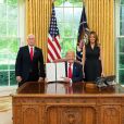 Donald J. Trump, Melania Trump et Mike Pence, le 2 juin 2020 à la Maison Blanche