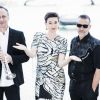 Exclusif - Le groupe Paris Combo avec la chanteuse Belle du Berry (de son vrai nom Bénédicte Grimault) à Paris le 18 Juillet 2019 © Jorge Fidel Alvarez via Bestimage
