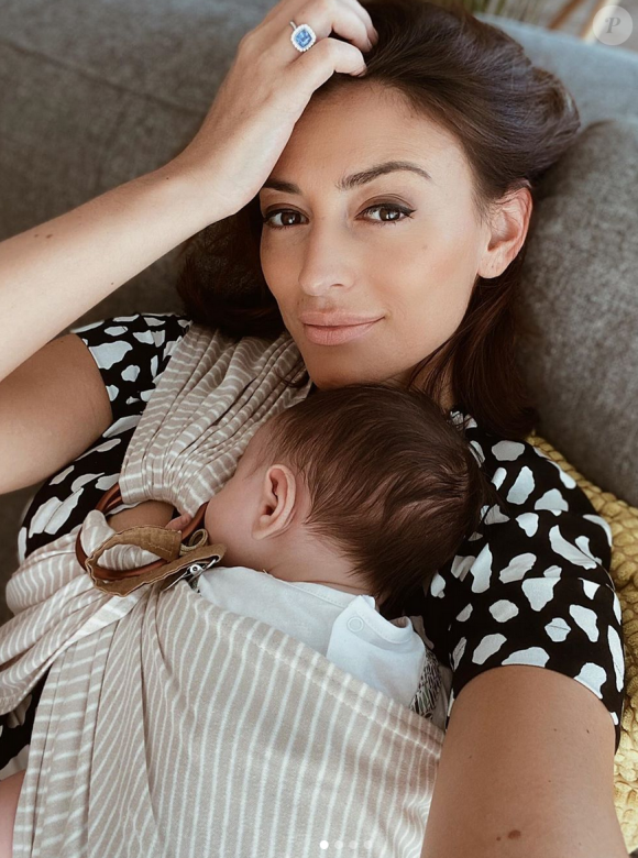 Rachel Legrain-Trapani partage de nouvelles photos de son fils Andrea, né le 7 juillet 2020 - Instagram, 7 août 2020
