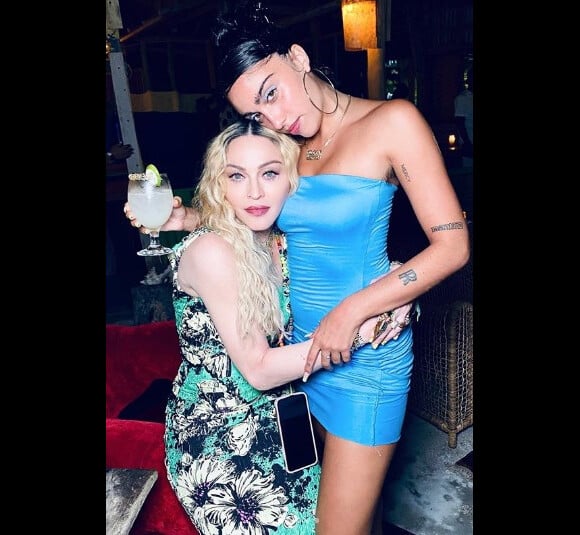 Madonna et sa fille Lourdes Leon sur Instagram. Le 17 août 2020.