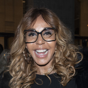 Cathy Guetta - Les célébrités arrivent au défilé de mode Haute-Couture printemps-été 2020 "Jean-Paul Gaultier" au théâtre du Châtelet à Paris le 22 janvier 2020. 