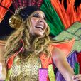 Exclusif - Cathy Guetta défile sur le char de l'école de samba "Academicos do Grande Rio" lors du carnaval de Rio de Janeiro, Brésil, le 4 mars 2019 © Denis Raphaël/Carnavalderio.fr/Bestimage