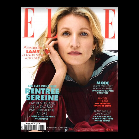 Retrouvez l'interview d'Alexandra Lamy dans le magazine Elle, n°3896 du 22 août 2020
