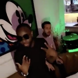 Nabilla en soirée à Dubaï avec Maître Gims et sa femme Dem Dem - Snapchat, 23 août 2020