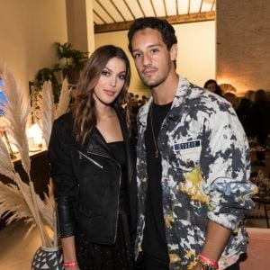 Iris Mittenaere et son compagnon Diego dans l'espace Experience Immersive réservé aux VIP lors du Etam Live Show 2019 au Stade Roland Garros lors de la fashion week à Paris, en septembre 2019. © Cyril Moreau/Veeren/Bestimage