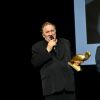 Exclusif - - Gérard Depardieu a reçu un Ibis d'or pour l'ensemble de sa carrière sur la scène du palais de congrès Atlantia lors du 5ème festival du cinéma et musique de film de la Baule le 4 novembre 2018. © Rachid Bellak/Bestimage