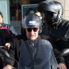 Gérard Depardieu à scooter dans Paris en mars 2019