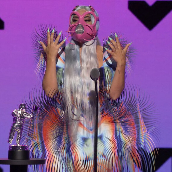 Lady Gaga - Cérémonie des MTV Video Music Awards, le 30 août 2020, à New York.