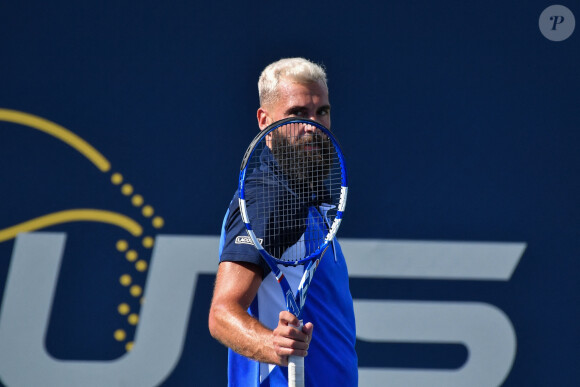 Benoît Paire - Tournoi de tennis Ultimate Tennis Showdown de Patrick Mouratoglou à Sophia Antipolis le 15 juin 2020. © Lionel Urman / Bestimage