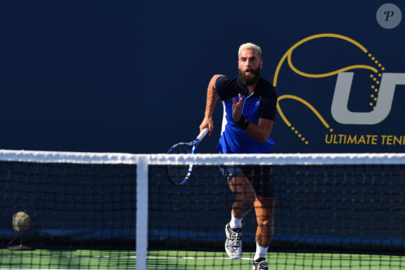 Benoît Paire - Tournoi de tennis Ultimate Tennis Showdown de Patrick Mouratoglou à Sophia Antipolis le 15 juin 2020. © Lionel Urman / Bestimage